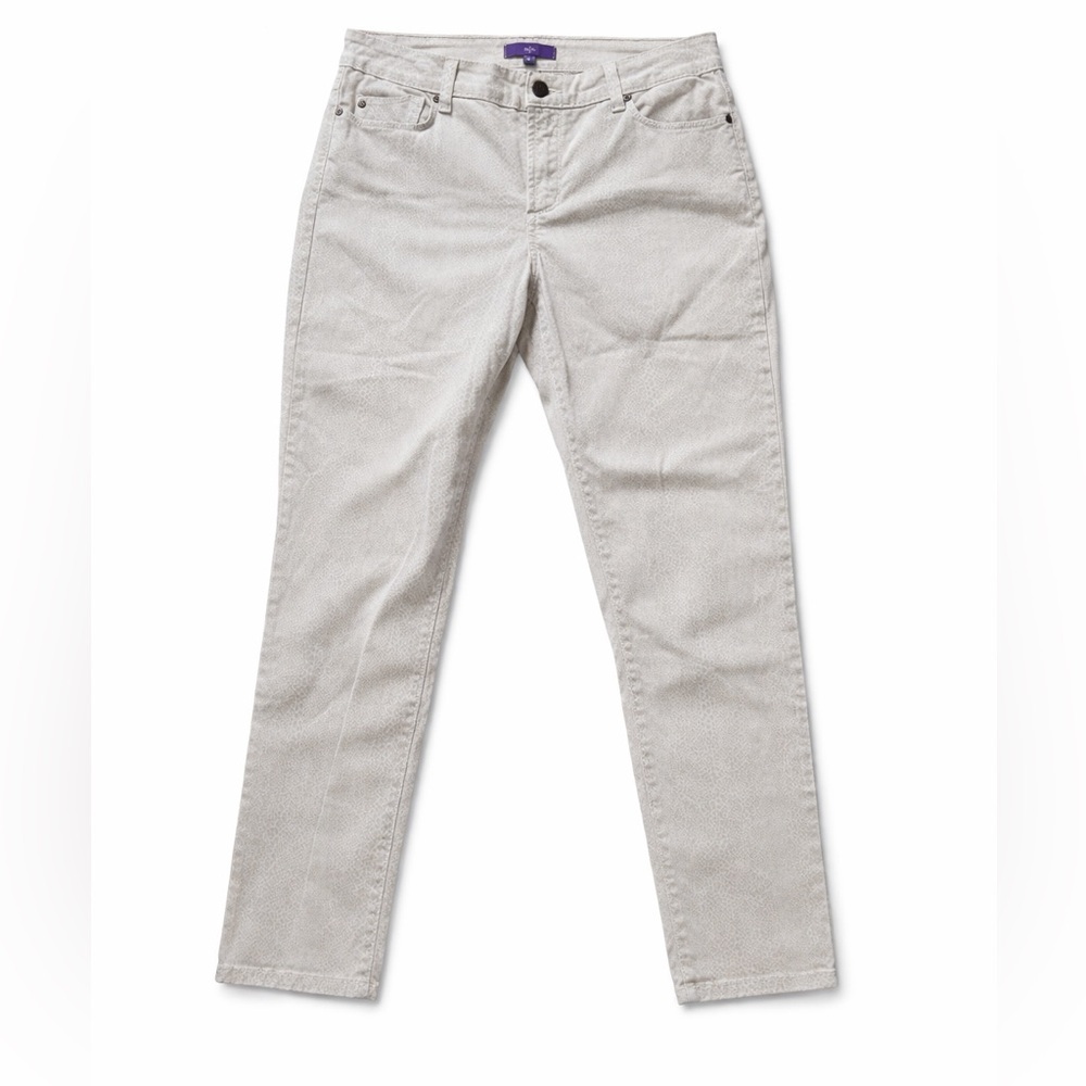 NYDJ Slim Fit Patterned Jeans – Size 8 – Made in USA